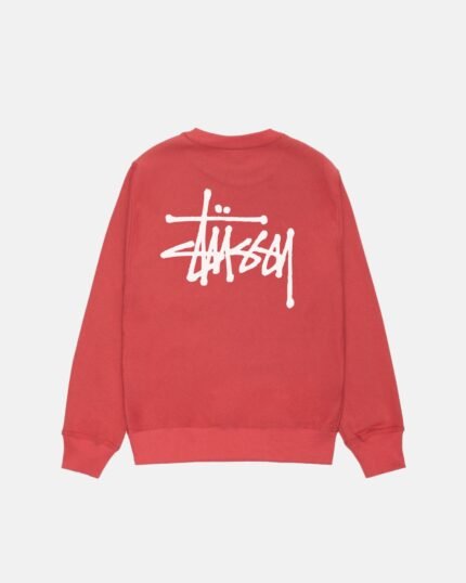 Basic Red Stüssy Crew