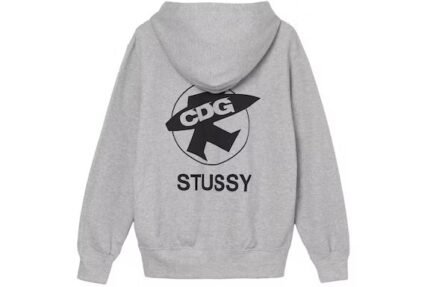 Elevate your streetwear game with the CDG x Stussy Hoodie—an iconic fusion of two legendary brands, blending minimalist design and bold logos for effortless style.